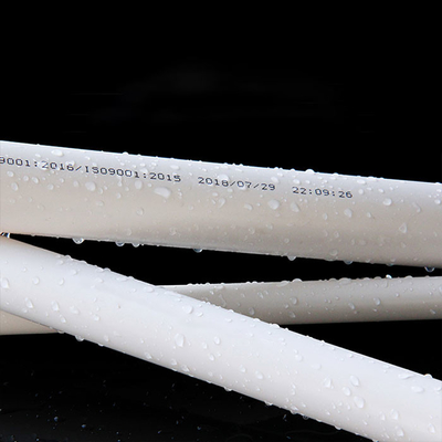 Klebende weiße verdickte DN40 DN63 UPVC trinkende PlastikWasserleitung des PVC-Abflussrohr-