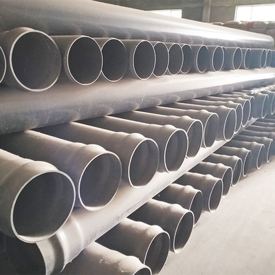 China-Lieferanten-Klempnerarbeit 8 Zoll PVC U leitet dünne Wand-großen Durchmesser für Wasserversorgung