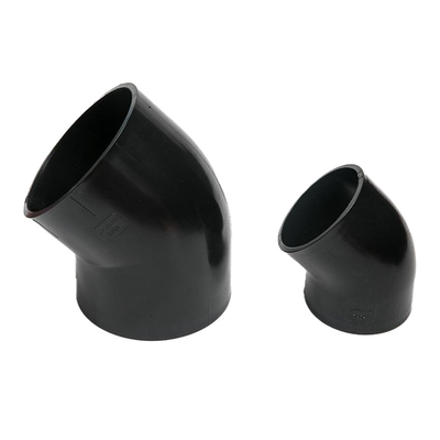 HDPE-Rohrfittings Verbinder Equal Elbow 90 45 Rohrfittings Hot Fusion