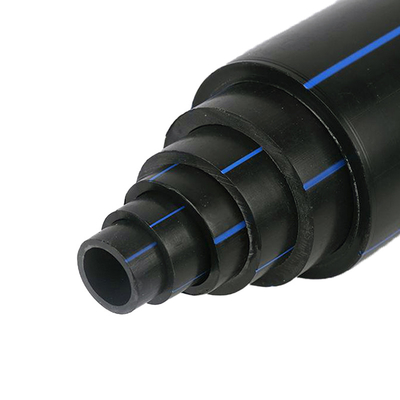 HDPE-schwarzer PET Wasserversorgungs-Hahn-mit hoher Dichte trinkendes Rohr DN25mm