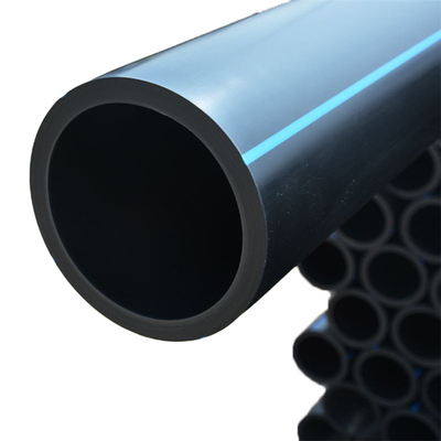 160mm HDPE-Wasserversorgung leitet schwarzen und blauen Pe100 Sdr 17 für die Beförderung des Wassers