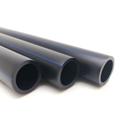 Schwarzer 6 Zoll 24 Zoll-HDPE-Wasserversorgungs-Rohr für Abwasser oder Entwässerung