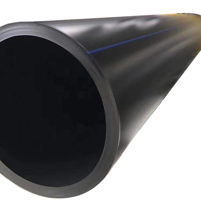 Schwarzes HDPE-Kunststoff-Wasserrohr, Wasserversorgung, Abwasserrohr aus hochdichtem Polyethylen