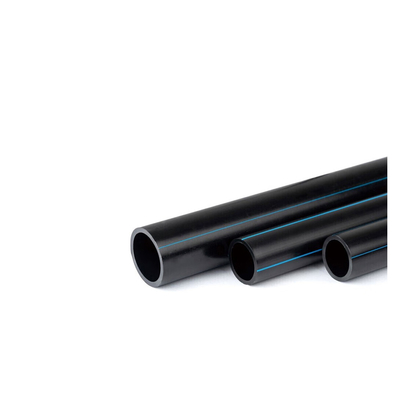 Attraktives Wasserrohr in schwarz/blauem Streifen DN20mm-1600mm