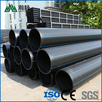 DN16mm-1800mm Hdpe Rohr Pe Rohr nach ISO9001 in Blau oder Schwarz zertifiziert