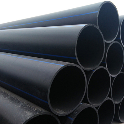 14001 Zertifizierte HDPE-Wasserleitungen mit blauem Streifen
