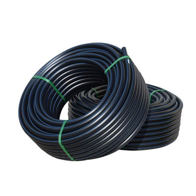 Korrosionsbeständige HDPE-Wasserleitungen DN16mm-1800mm Blau oder Schwarz mit blauem Streifen