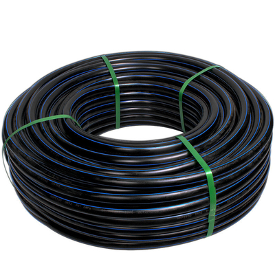 PE-HDPE-Wasserleitungen Länge nach Kundenanforderung Blau oder Schwarz mit blauem Streifen