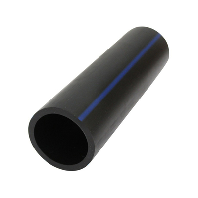 Als angepasste Größe HDPE-Wasserleitungen Dicke 2,3 mm-117,6 mm Blau oder Schwarz mit blauem Streifen