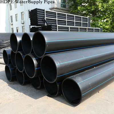 HDPE-Wasserleitungen undicht UV- und Frostfest NSF ISO zertifiziert Größen 20-1200mm schnelle Installation