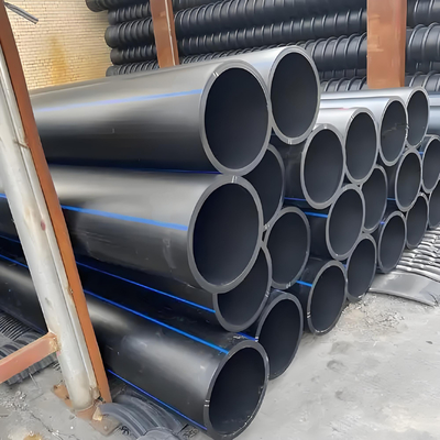 PN20 Druckstufe HDPE Wasserversorgungsrohre für kundenspezifische Formdienstleistungen
