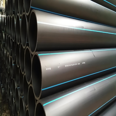 HDPE-Rohr mit Druckbewertung PN20 mit ausgezeichneter UV-Widerstandsfähigkeit für die Absaugung von Deponien-Leachat